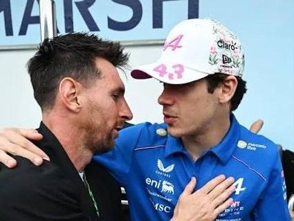 La F1 y Messi, juntos en una postal que hizo ruido en todo el mundo