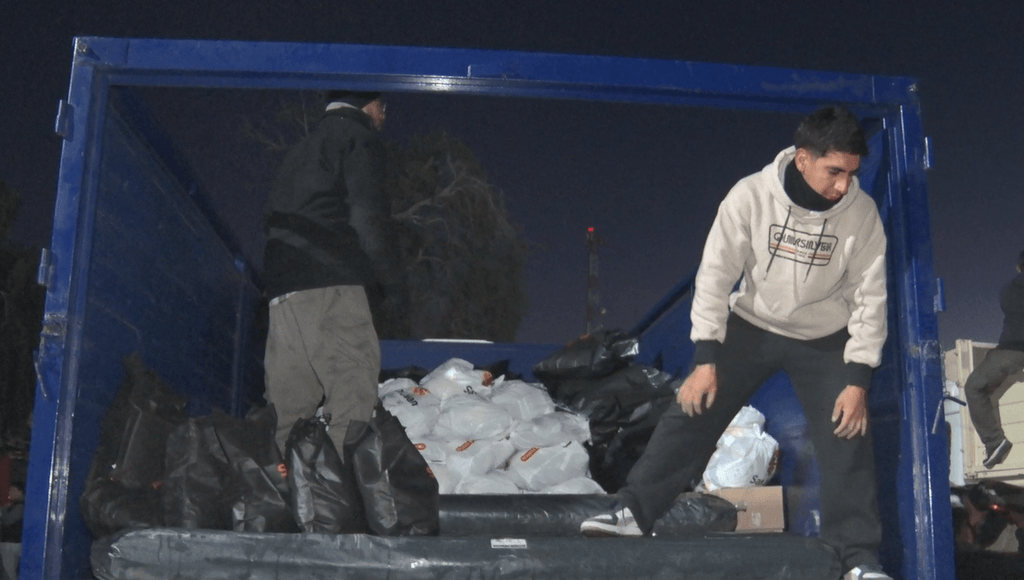 Calingasta bajo el agua y la nieve: el municipio salió a socorrer a unas 250 familias