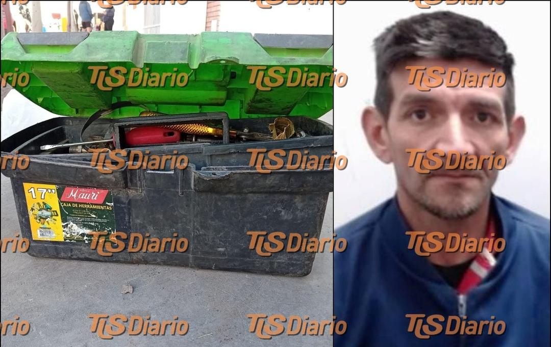 Retuvieron a un sospechoso tras el robo de herramientas en una camioneta