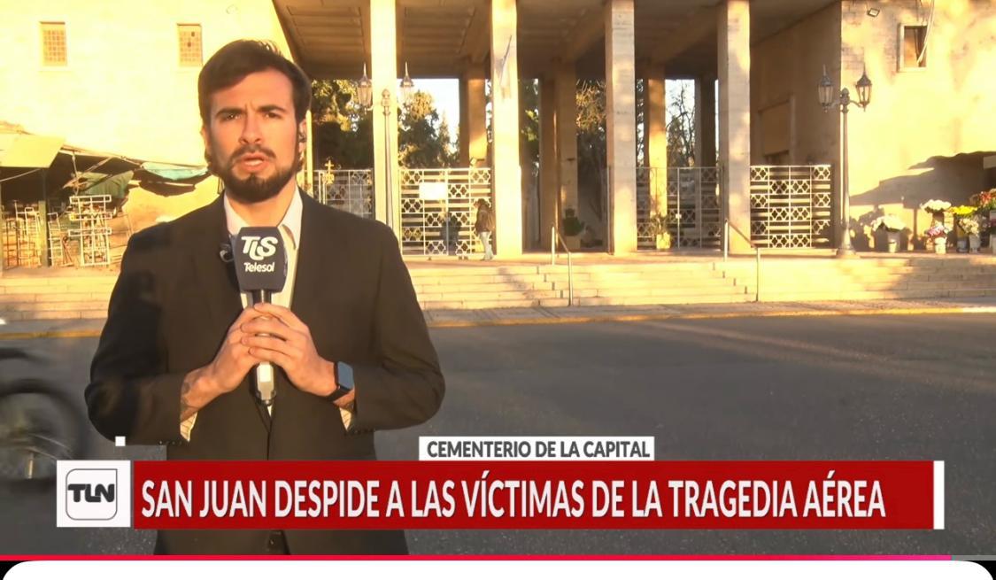 Último adiós: Telesol transmite en vivo la emotiva despedida de las víctimas del accidente aéreo