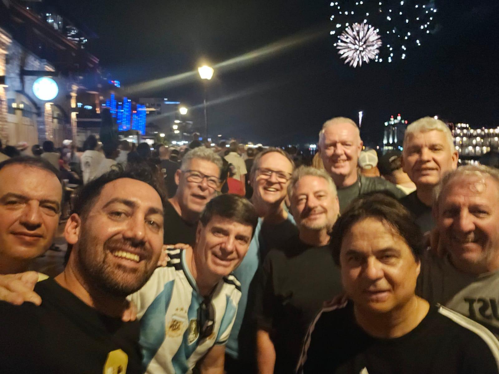 Diez amigos de San Juan cruzan Estados Unidos para alentar a la Selección y ya llevan miles de kilómetros encima