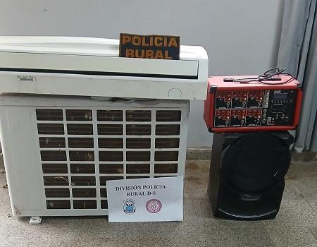 Dos allanamientos y un botín recuperado en un operativo en Caucete