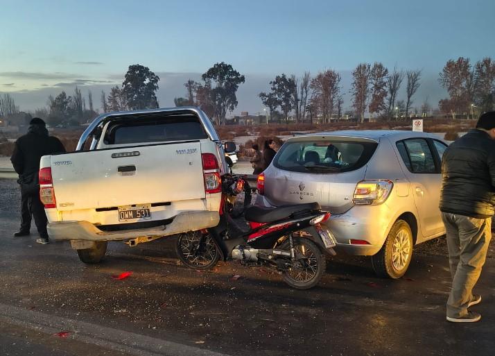 La Justicia reconstruye el impacto múltiple en Ruta 20 y apunta a una invasión de carril