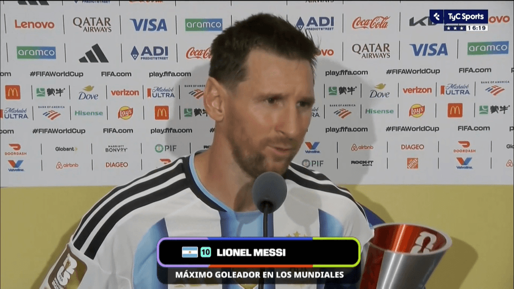 Messi priorizó el objetivo grupal tras ampliar su récord y sellar la clasificación