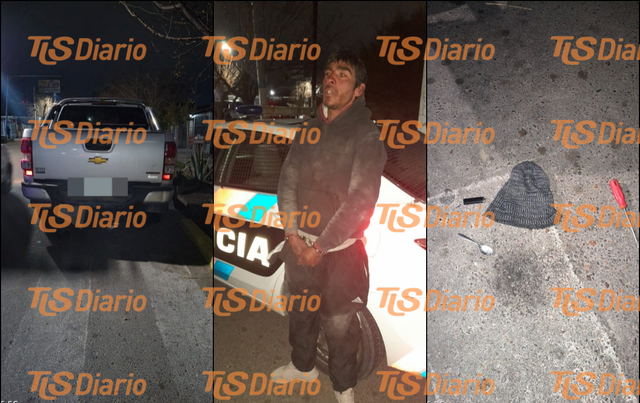 Un vecino sorprendió a un sospechoso robando bajo una camioneta y terminó amenazado de muerte