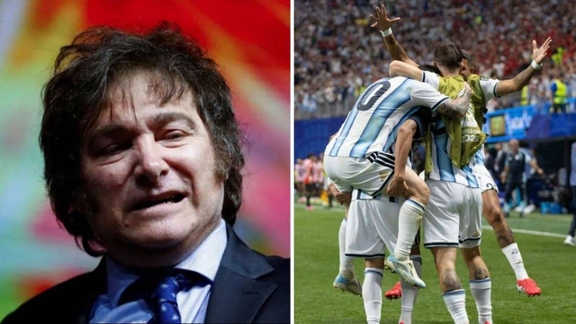 Milei cuestionó el gesto de la Selección por Malvinas y habló de evitar “slogans berretas”