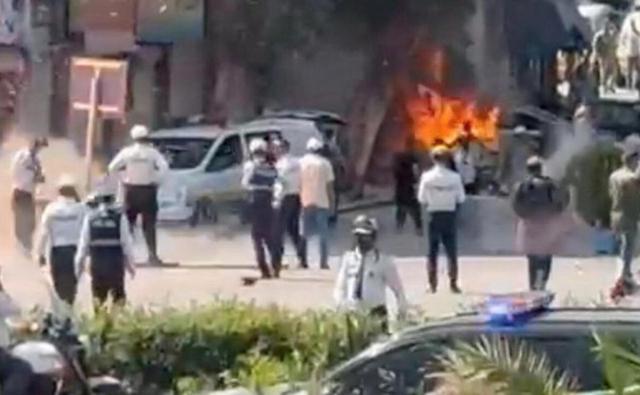 Explosiones cerca del hotel de Emmanuel Macron dejan 18 heridos en Siria