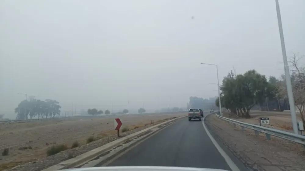 Hielo y niebla complican varios tramos de rutas sanjuaninas