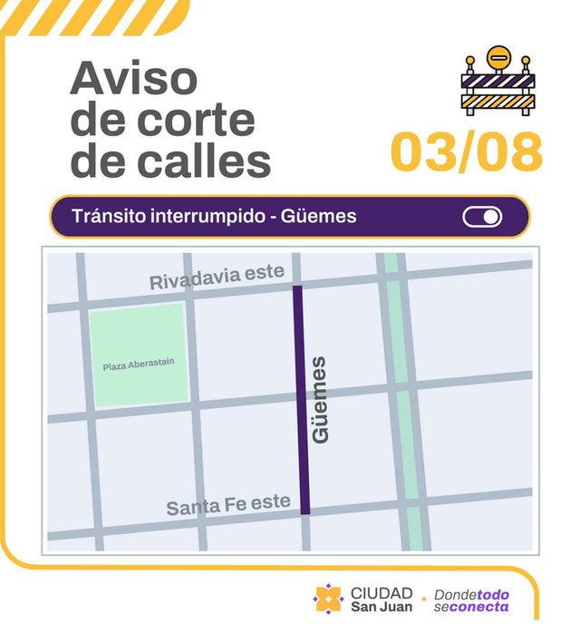 La Capital anunció restricciones vehiculares por tareas de mejora vial en varios sectores