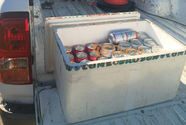 Incautaron cerveza que se vendía sin permiso cerca del Hilario Sánchez