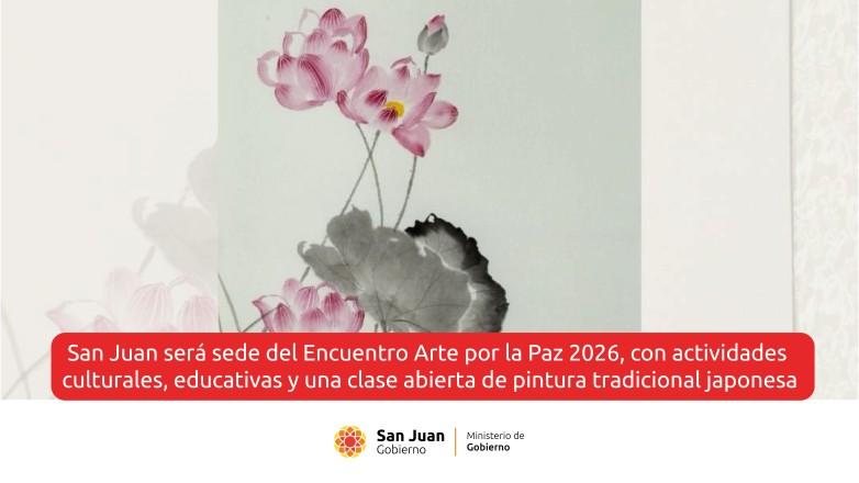 San Juan será sede de cuatro jornadas de arte y cultura japonesa por la paz