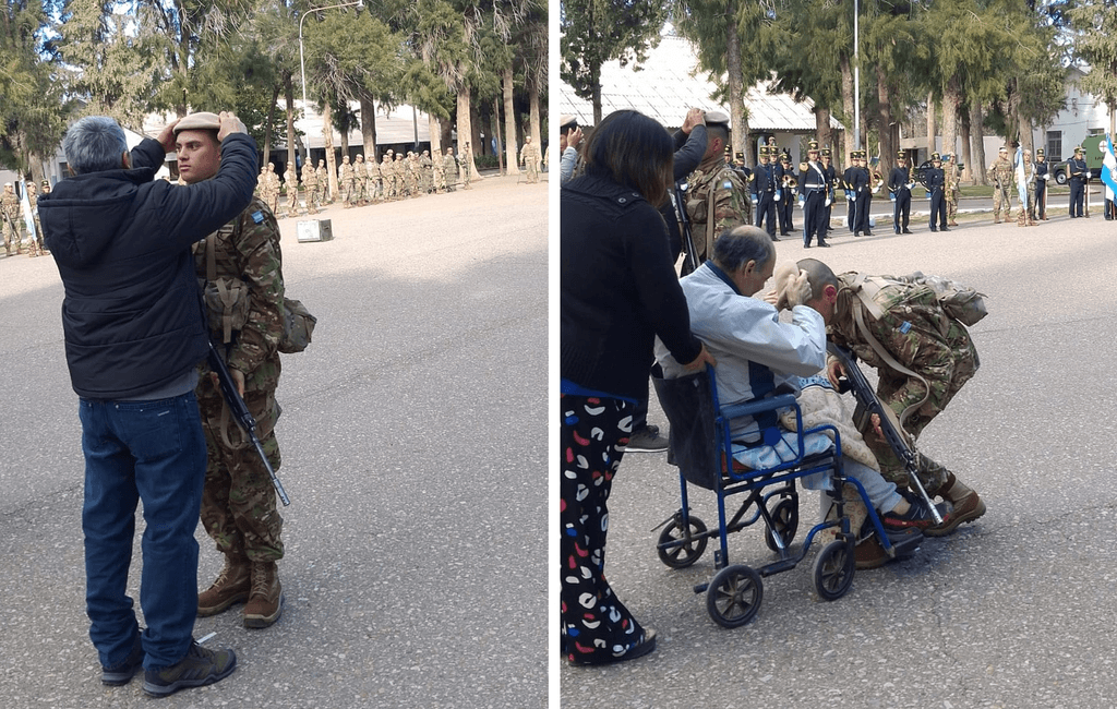 Con emoción y orgullo, 39 jóvenes sanjuaninos se incorporaron al Ejército en el RIM 22
