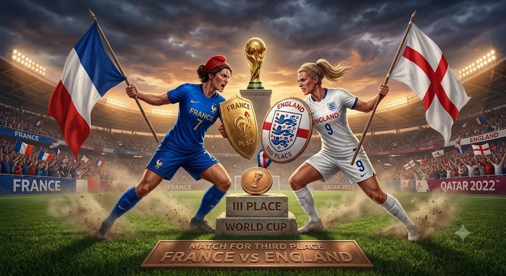 Francia e Inglaterra van por el premio consuelo del podio