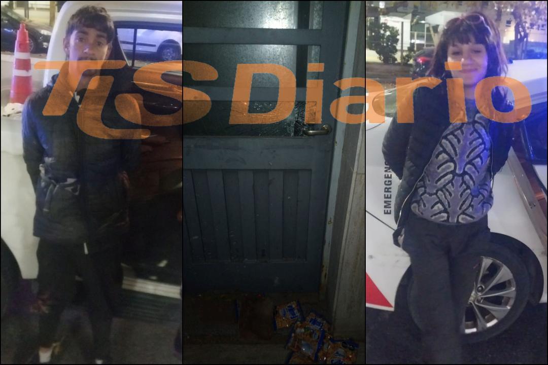 Dos detenidos tras sustraer mercadería de un comercio y ser interceptados cerca del lugar