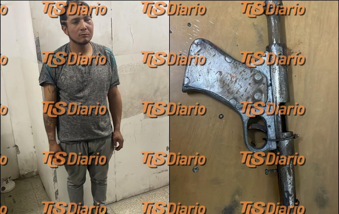 Un sospechoso fue detenido tras un incidente con armas caseras en El Molle