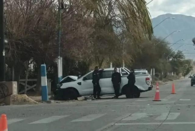 Un choque en Pocito dejó a una mujer lesionada y requirió asistencia médica