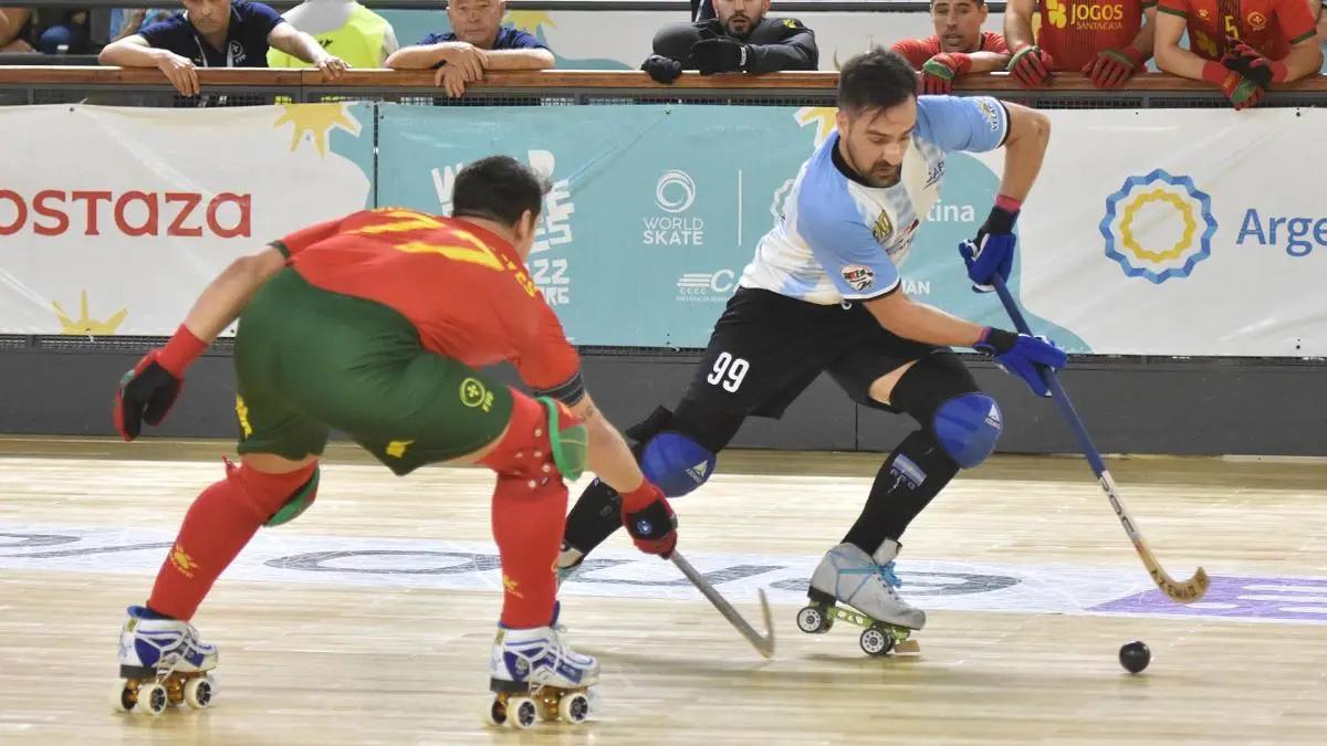 La Selección argentina de hockey sobre patines ya tiene lista la banda para el Mundial