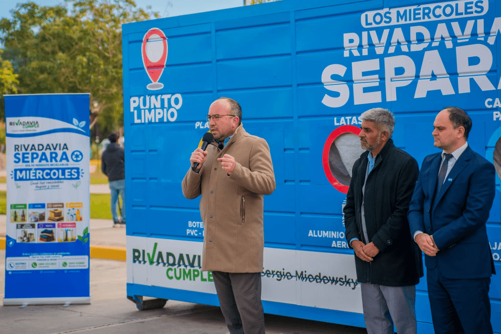 Rivadavia puso en marcha un plan para separar residuos secos