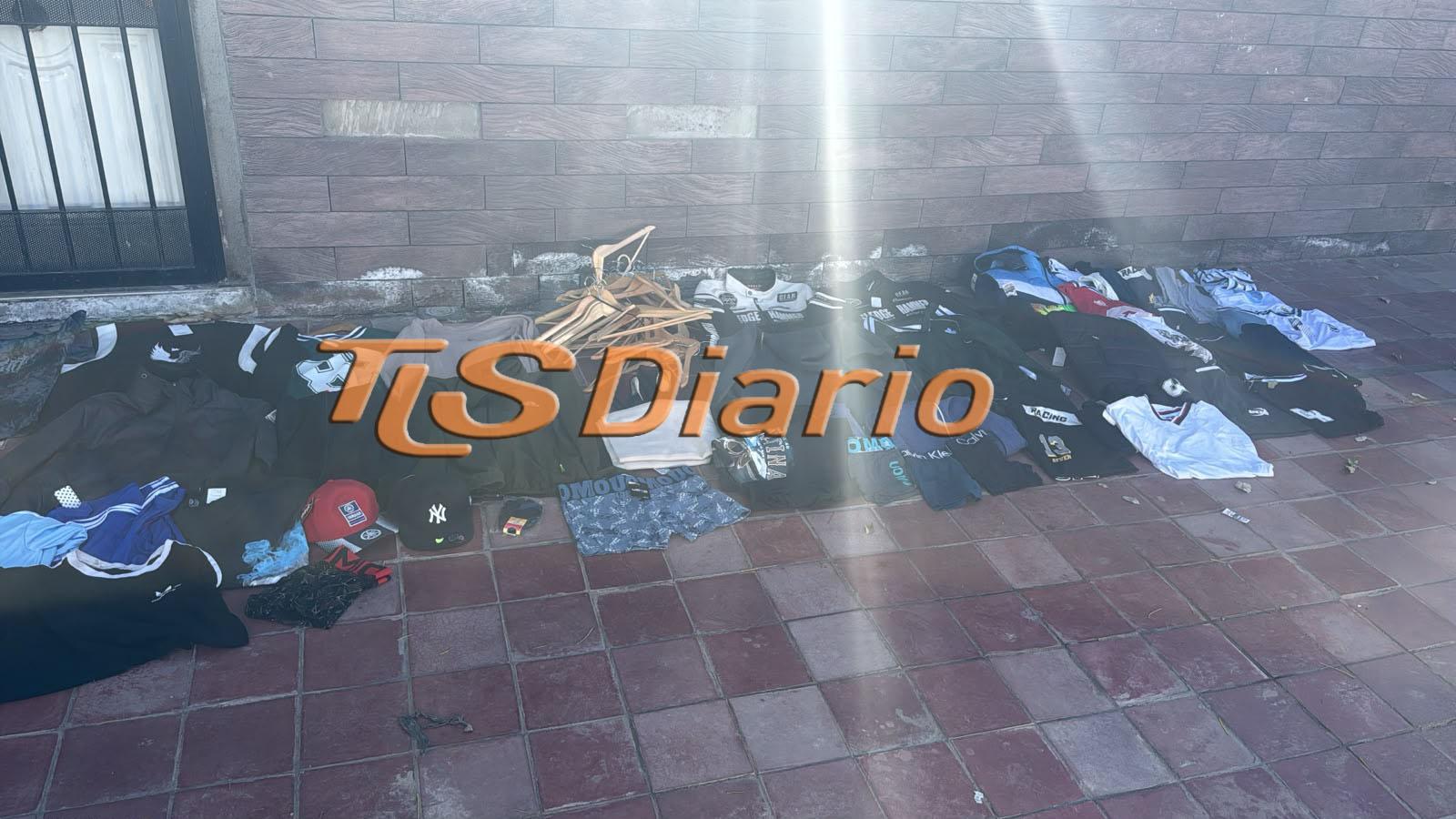 Rompió la vidriera, se llevó ropa y cayó a pocas cuadras en Rawson