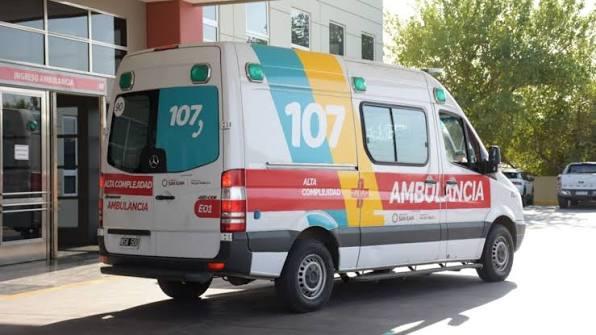 Un operario cayó desde una escalera en Pocito y sufrió fracturas en ambas piernas