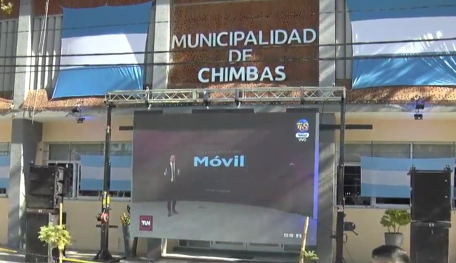 Chimbas reunió a vecinos con pantalla gigante y propuestas recreativas para ver a la Selección