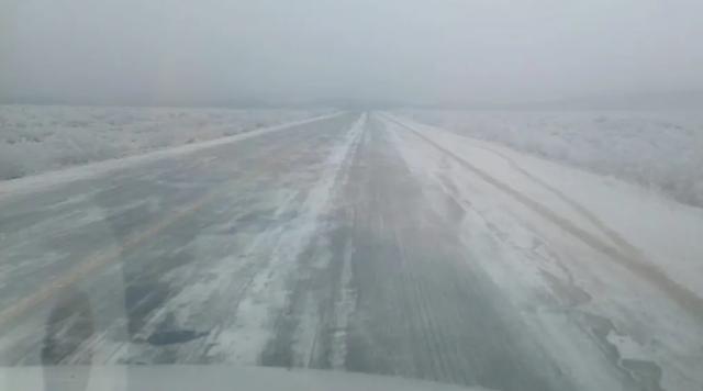Atención conductores: Vialidad pidió extremar los cuidados por nieve y hielo en las rutas