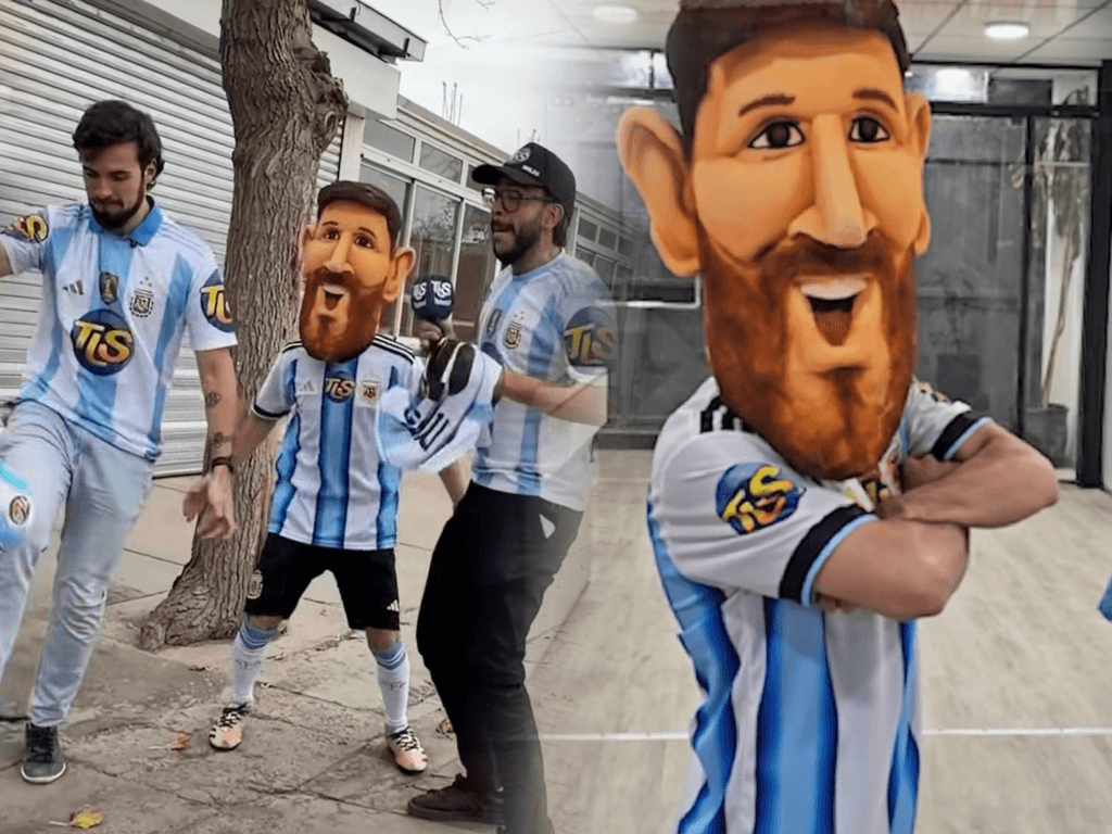 Messi pasó por San Juan y Telesol lanzó su cobertura mundialista