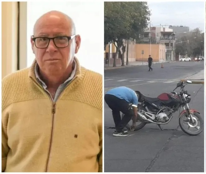 Imputaron al juez Enrique Mattar por el choque en Capital que dejó a un motociclista lesionado