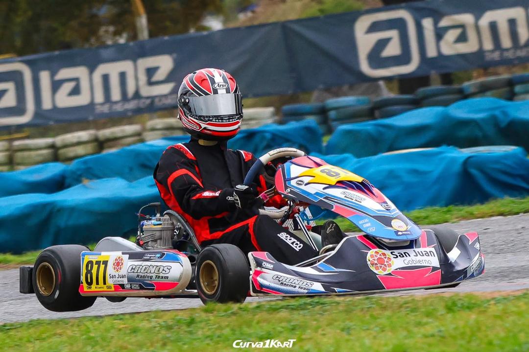 Guarnieri se destacó en la última carrera del kartódromo porteño y sigue en zona de clasificación