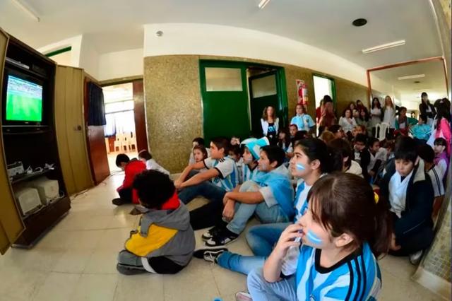 Los alumnos sanjuaninos podrán ver el Mundial en las escuelas