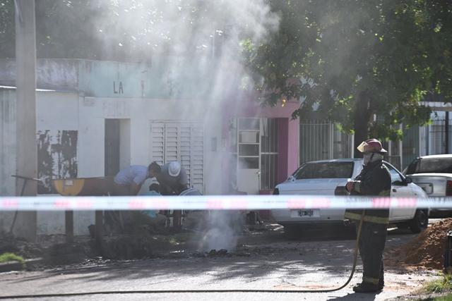 Un escape de gas movilizó a Bomberos y Policía en Campo Afuera