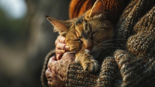 Qué explica la ciencia sobre los gatos que duermen encima de sus dueños