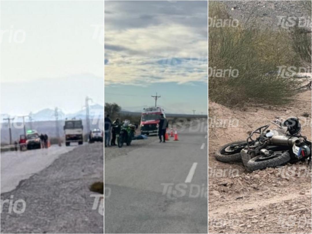 Un motociclista murió tras derrapar en la Ruta 40
