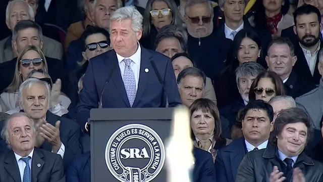 Pino pidió eliminar las retenciones y reclamó menos presión fiscal para el campo