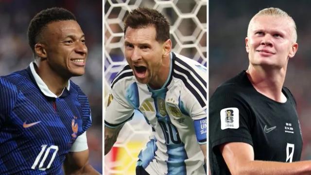 Messi, Haaland y Mbappé encabezan una cerrada disputa por la cima de los goleadores
