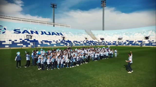 El Coro de Niños de la UNSJ presentó su videoclip mundialista grabado en el Bicentenario
