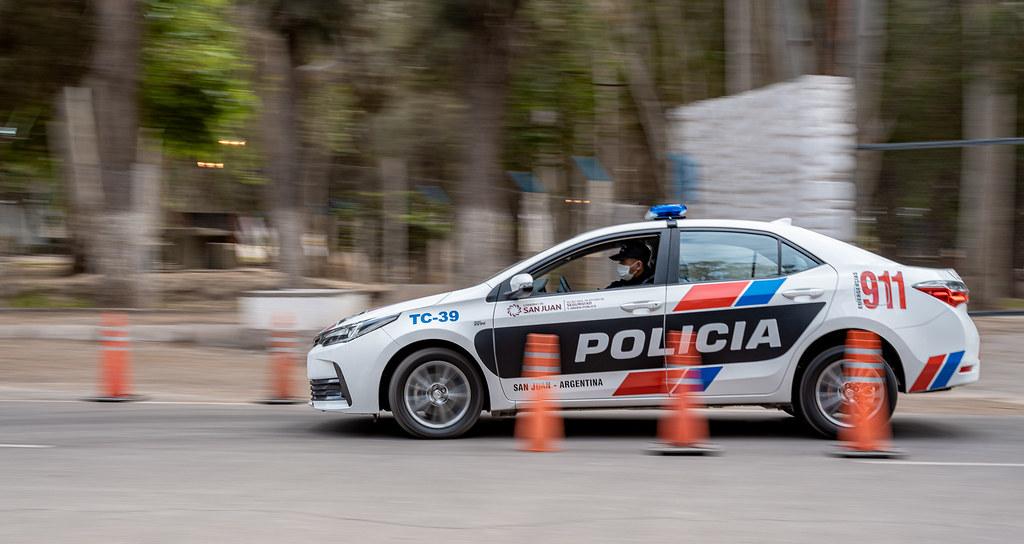 Una mujer fue atacada en bicicleta en Pocito y terminó asistida por una ambulancia