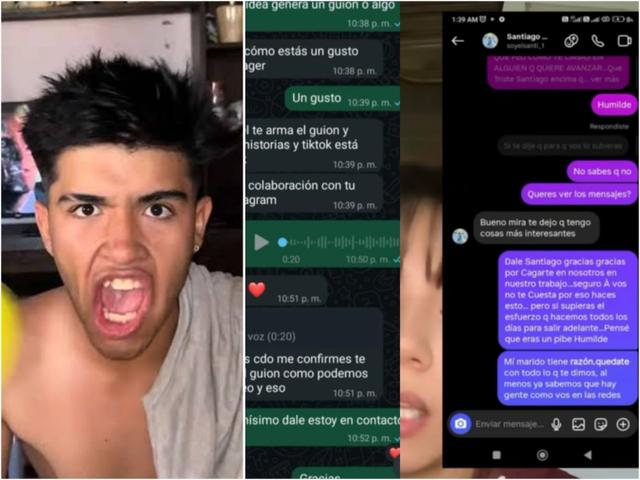 Denuncian al influencer santiaguino por un acuerdo publicitario incumplido
