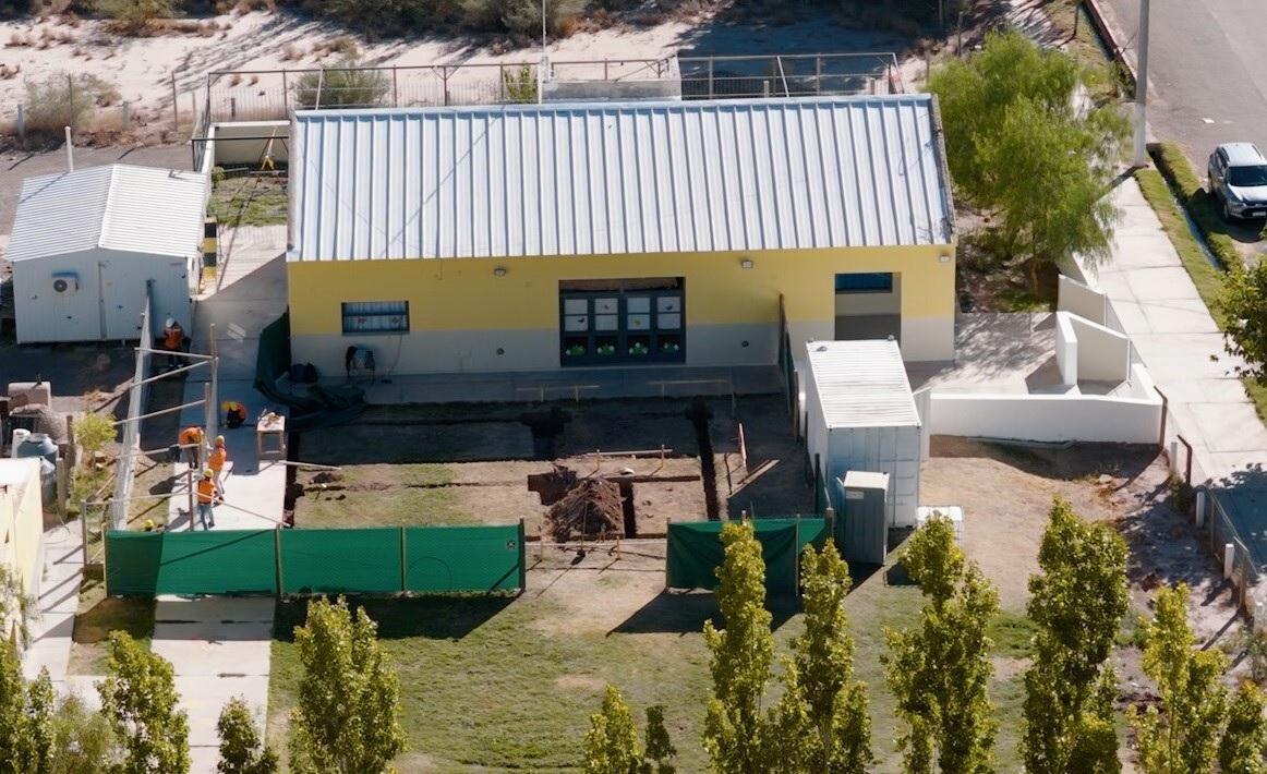 Una escuela de Calingasta quedó en la mira de la movida solidaria de Santi Maratea