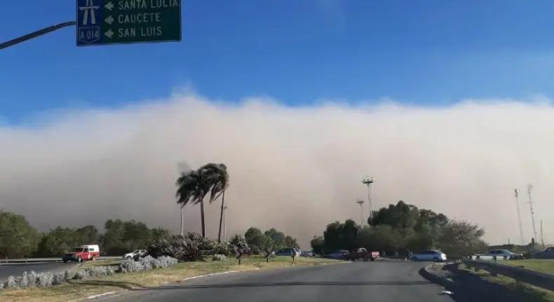 Cuándo ingresará el viento Sur en San Juan y qué anticipan para el resto de la semana