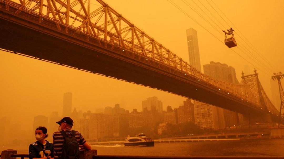 Nueva York y Nueva Jersey bajo alerta por el humo de incendios en Canadá
