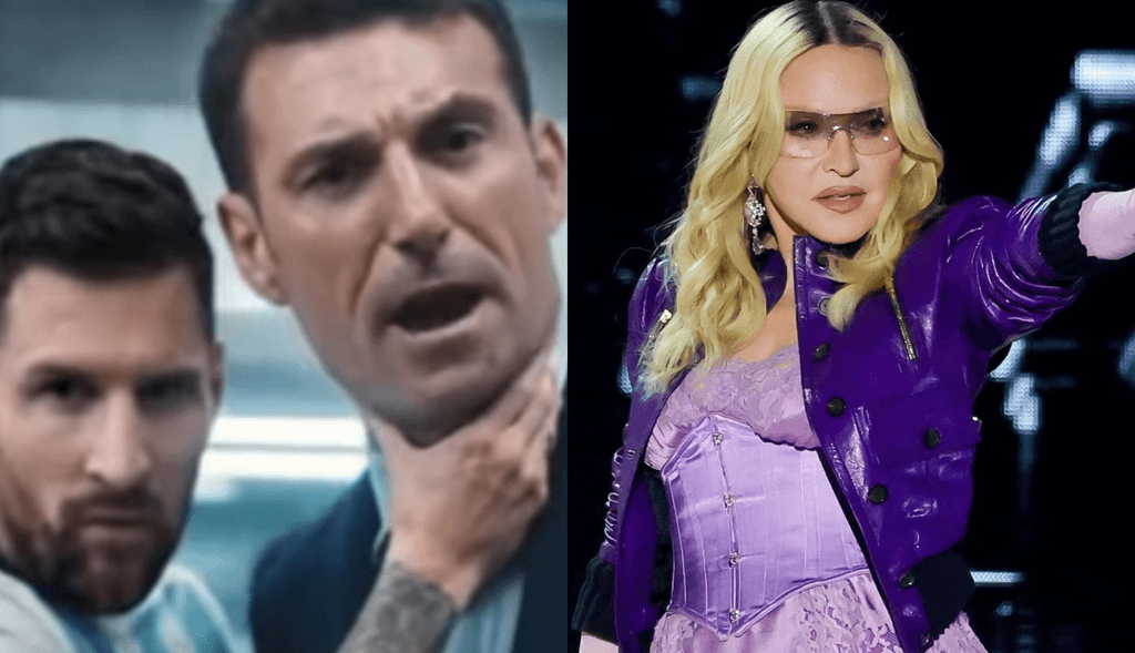 Madonna difundió un clip con la Scaloneta y se sumó a la celebración argentina