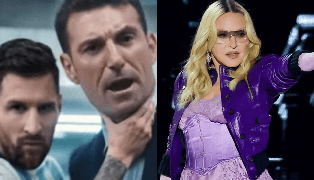Madonna difundió un clip con la Scaloneta y se sumó a la celebración argentina