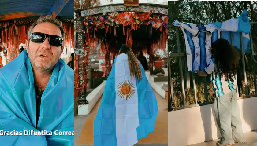 Fieles llevaron pedidos por Argentina al santuario de la Difunta Correa