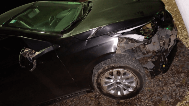 Choque en La Bebida dejó daños materiales y un conductor se retiró del lugar