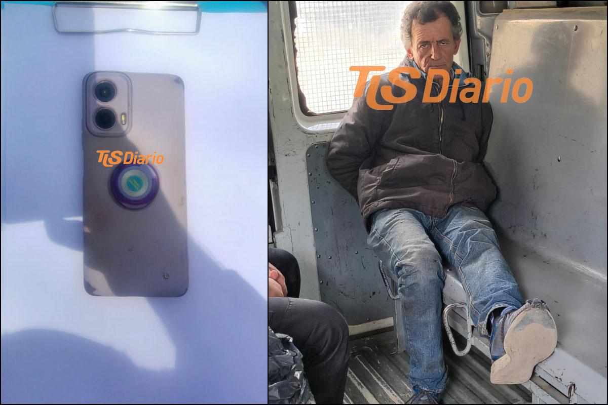 Perdió el celular, lo siguió un ladrón en bici y un motociclista frenó la fuga
