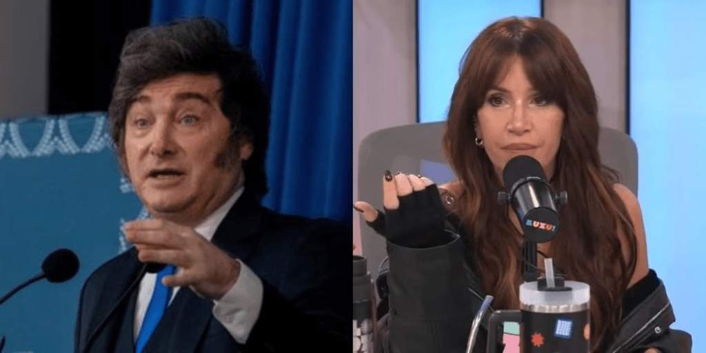Milei cuestionó a Florencia Peña por la versión falsa sobre Jorge Messi