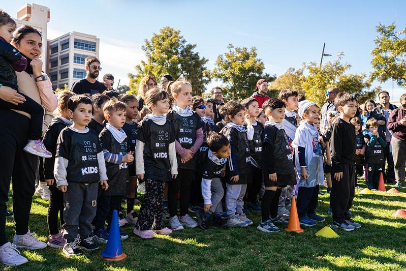 La Run Kids encendió la previa de la Maratón Internacional con una convocatoria histórica
