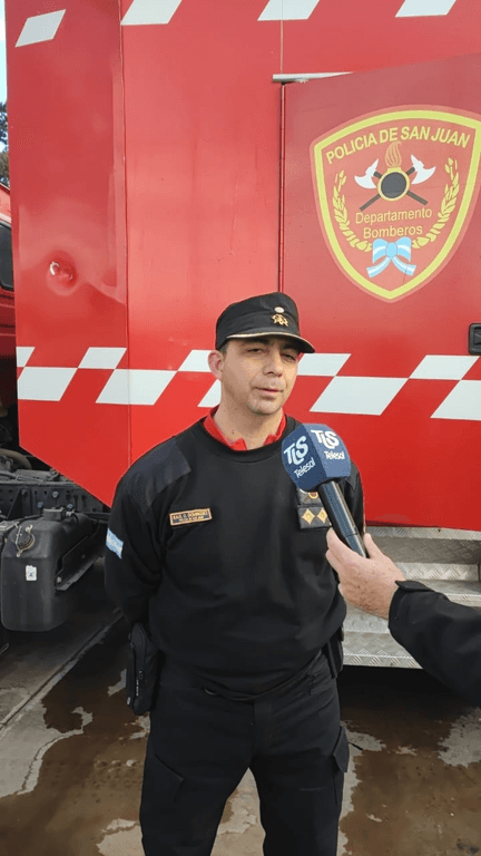 Bomberos de Rawson y el Cuartel Central sofocaron 14 incendios forestales en Pocito