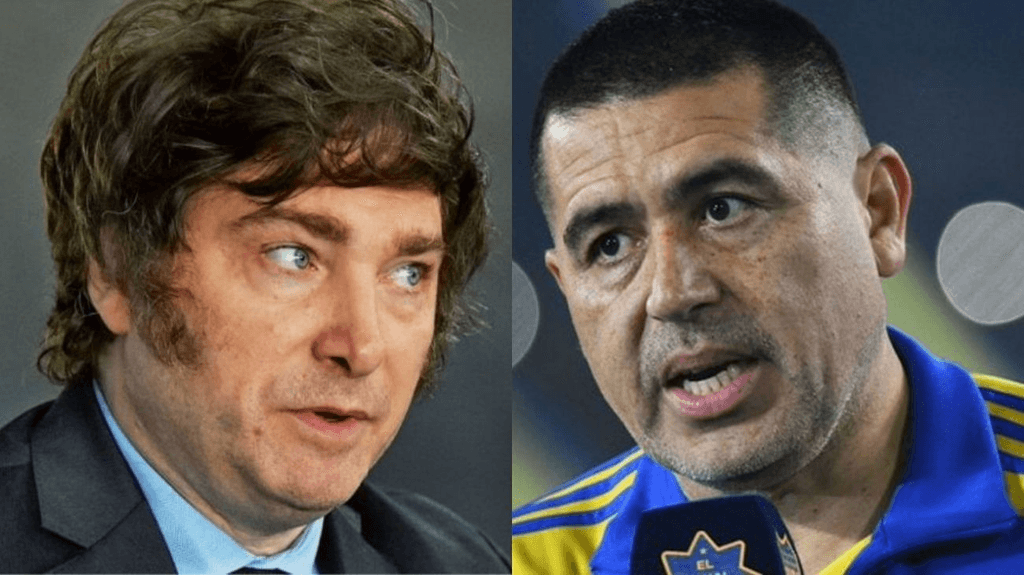 Milei reavivó la pelea con Riquelme tras otro golpe para Boca